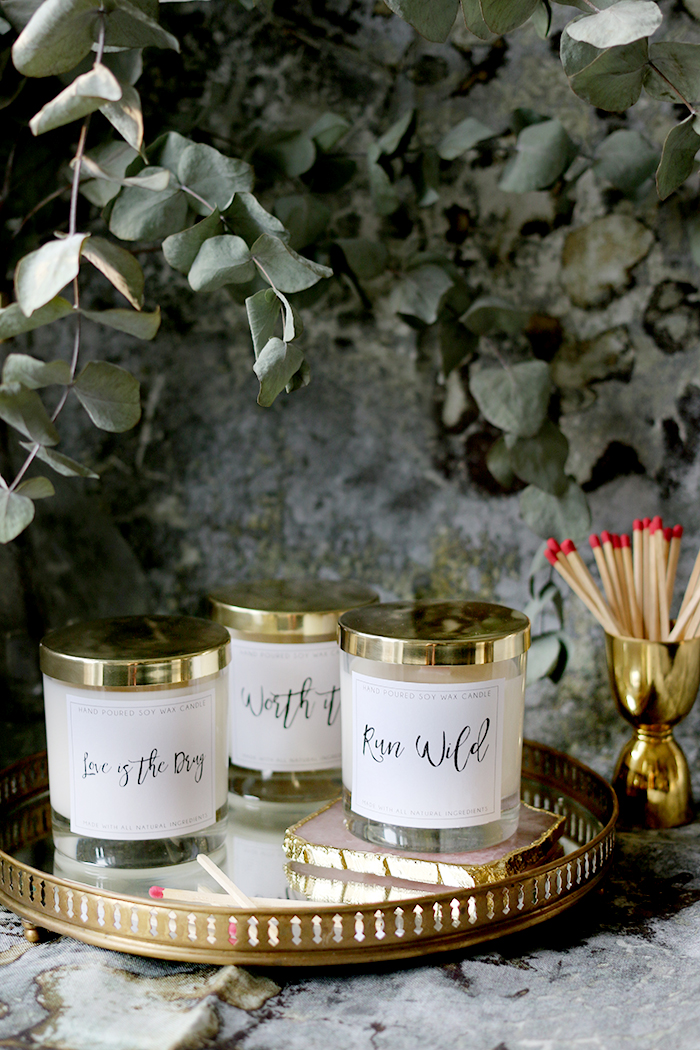 DIY Wood Wick Candles with Soy Wax and Essential Oils - Swoon Worthy